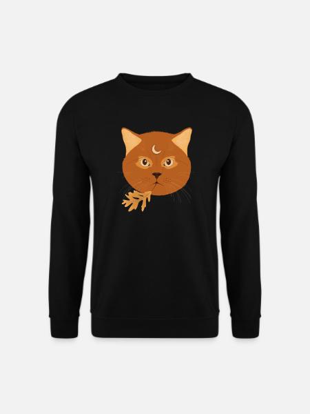 Autumn cat - Unisex Sweatshirt - black