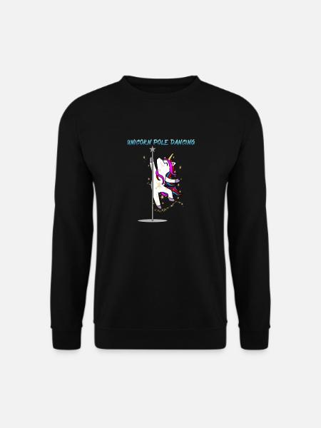 Unicorn Pole Dancing - Sweat-shirt Unisexe - noir