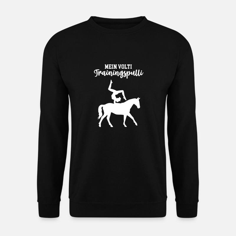 Voltigier Outfit Volti Trainingspulli Voltigieren - Unisex Pullover - Schwarz