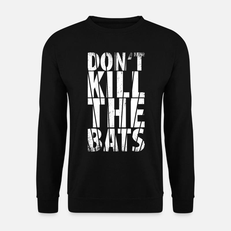 Fledermaus Fledermäuse - Unisex Pullover - Schwarz