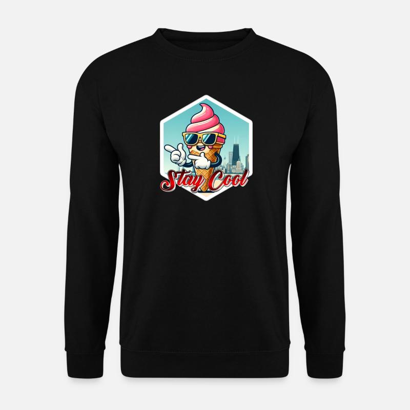 Stay Cool Ice - Unisex Pullover - Schwarz