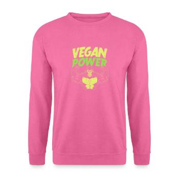 Vegan power - Unisex Sweatshirt - pink - Front