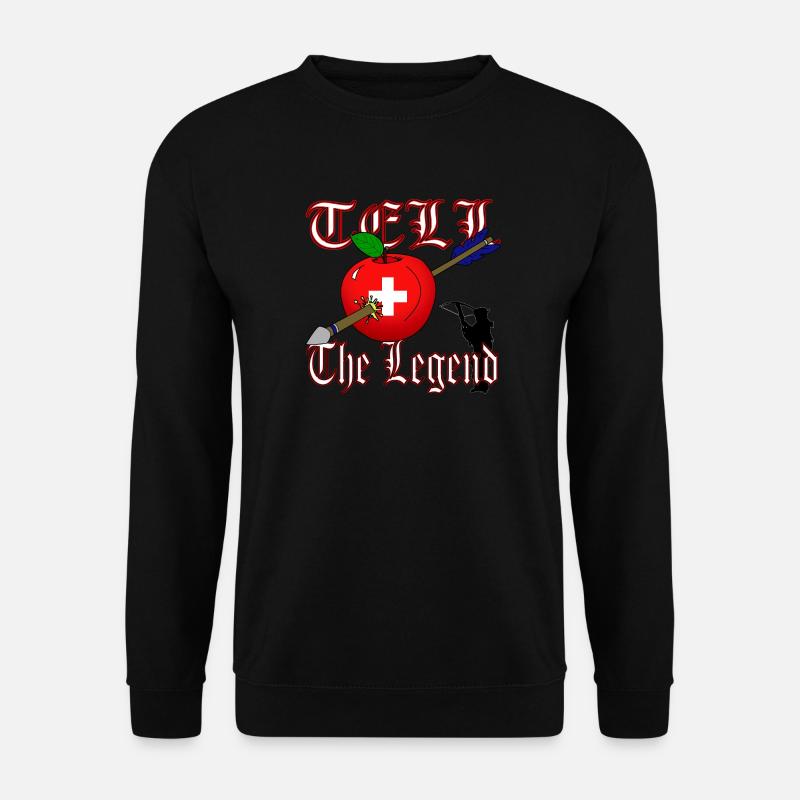 schweiz wilhelm tell - Unisex Pullover - Schwarz