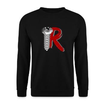 Mechanic mechanic - Unisex Sweatshirt - black - Front - Alina (178cm) & Michal (187cm)
