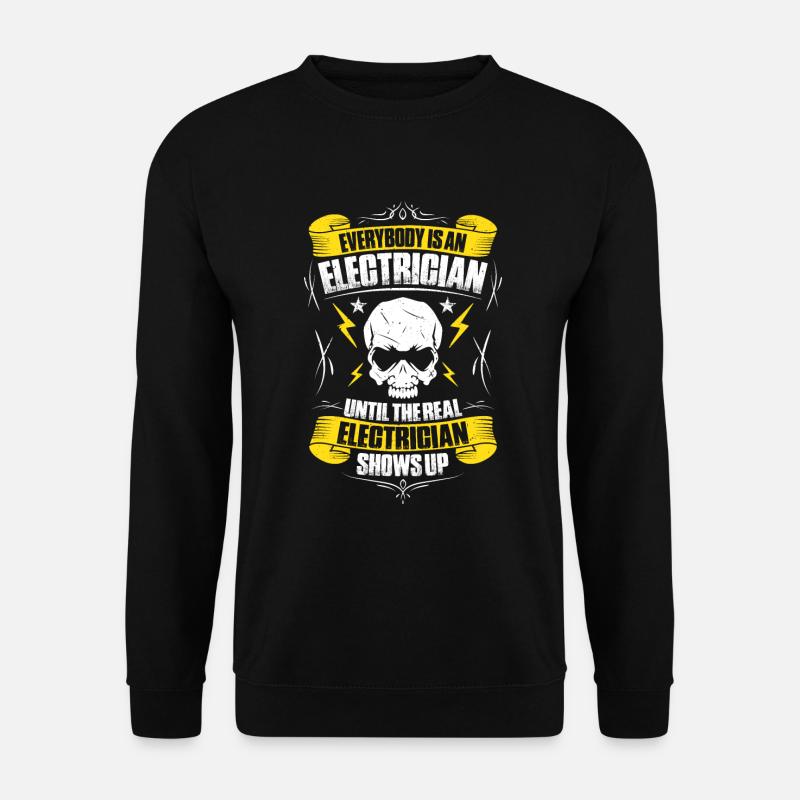 Electronics technician electrician electrician - Unisex Sweatshirt - black