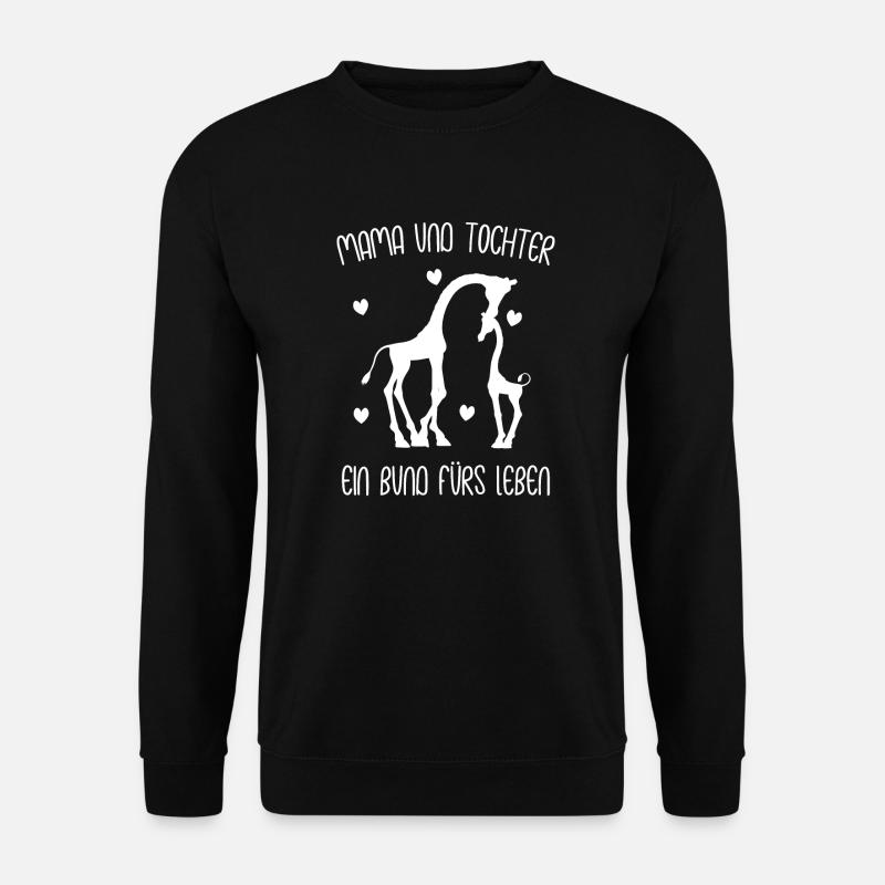 Mama und Tochter ein Bund fürs Leben - Unisex Pullover - Schwarz