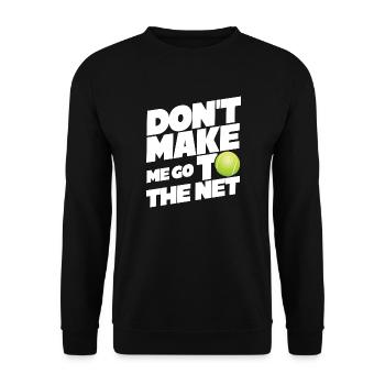 Padel Padel Player Padeltennis Paddle Padel Trainer - Sweat-shirt Unisexe - noir - Devant - Alina (178cm) & Michal (187cm)