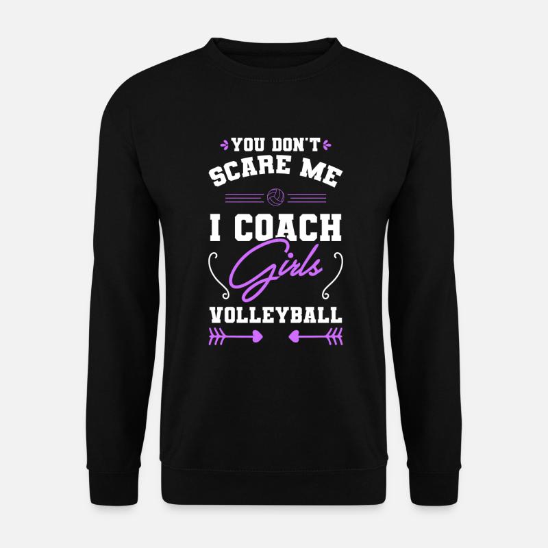 Volleyballer Spielerin Spiel Team - Unisex Pullover - Schwarz