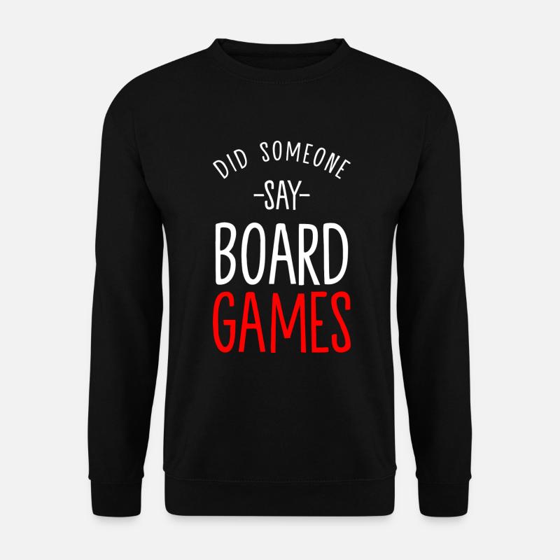 Brettspiel Spiel Gesellschaftsspiel Brett - Unisex Pullover - Schwarz