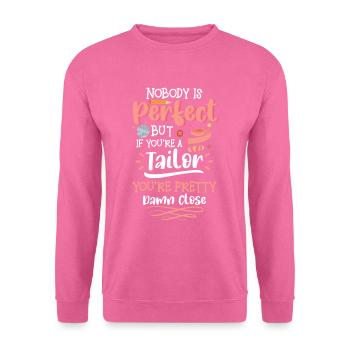 Fil à coudre Closer Tailor Bespoke - Sweat-shirt Unisexe - rose - Devant