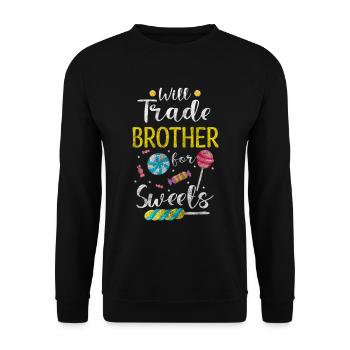 Tartelettes Candy Kids - Sweat-shirt Unisexe - noir - Devant - Alina (178cm) & Michal (187cm)