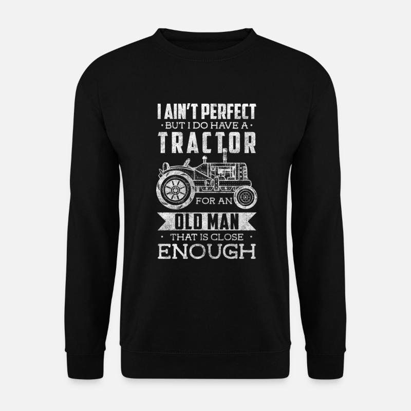 Bauer Bauernhof Acker Ernte - Unisex Pullover - Schwarz