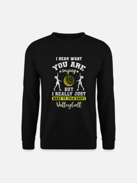 Volleyball Team Player Team Match - Unisex Sweatshirt - black