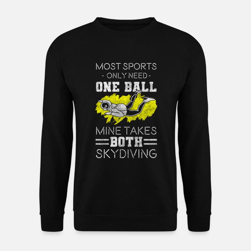 Parachutisme Avion Base Jumping - Sweat-shirt Unisexe - noir