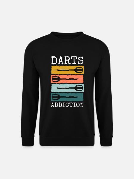 Dart Dartpfeil Sport Wettkampf - Unisex Pullover - Schwarz