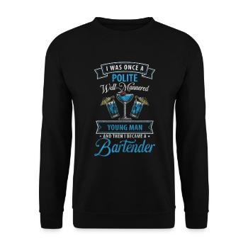 Bar Disco Shaker Gratuities - Unisex Sweatshirt - black - Front - Alina (178cm) & Michal (187cm)