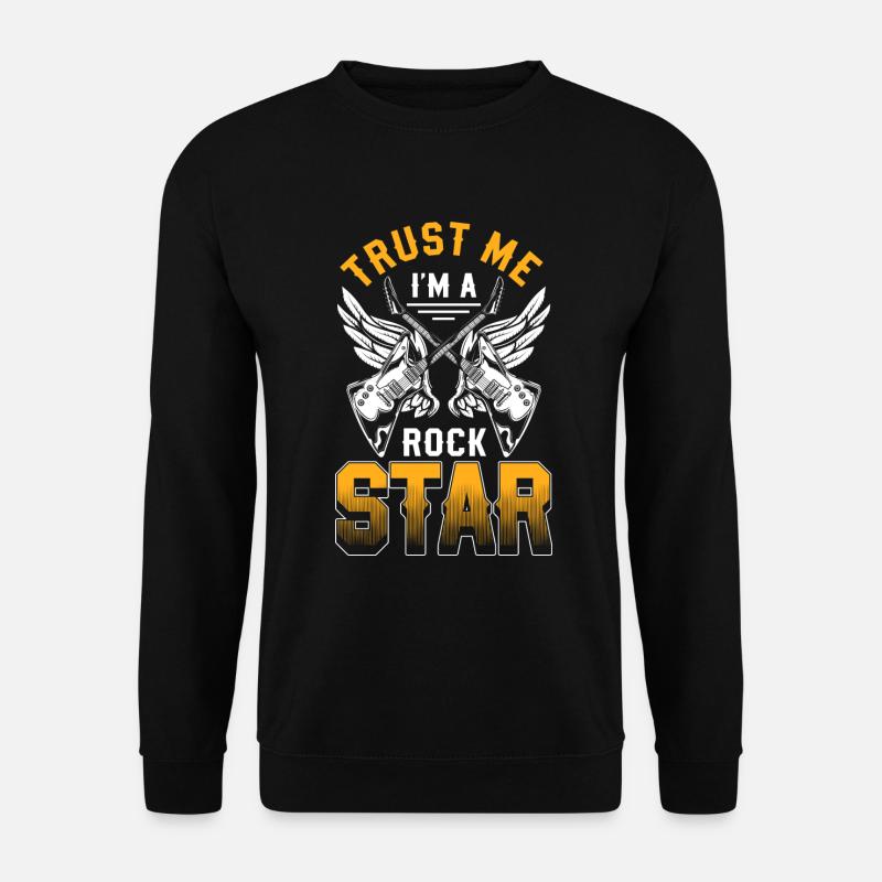 Rock Band Sänger - Unisex Pullover - Schwarz