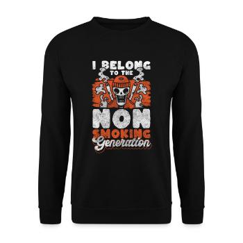 Quitting Discipline - Unisex Sweatshirt - black - Front - Alina (178cm) & Michal (187cm)