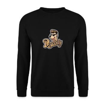 Dog With Sunglasses - Unisex Sweatshirt - black - Front - Alina (178cm) & Michal (187cm)