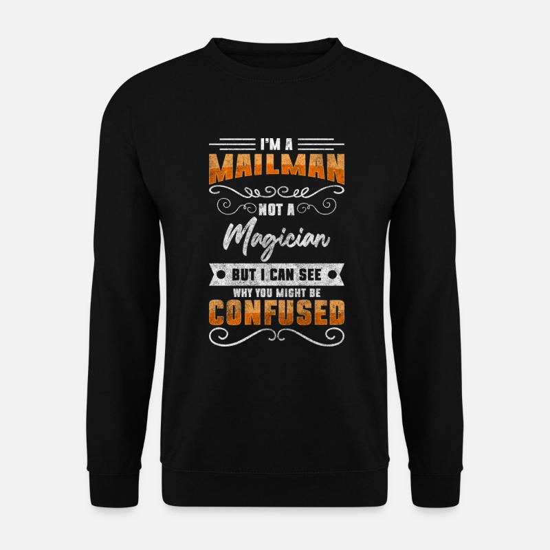 Postman Parcel Work Messenger - Unisex Sweatshirt - black