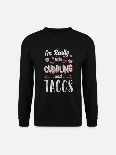 Beziehung Partner Kuschelig Zärtlichkeit - Unisex Pullover - Schwarz