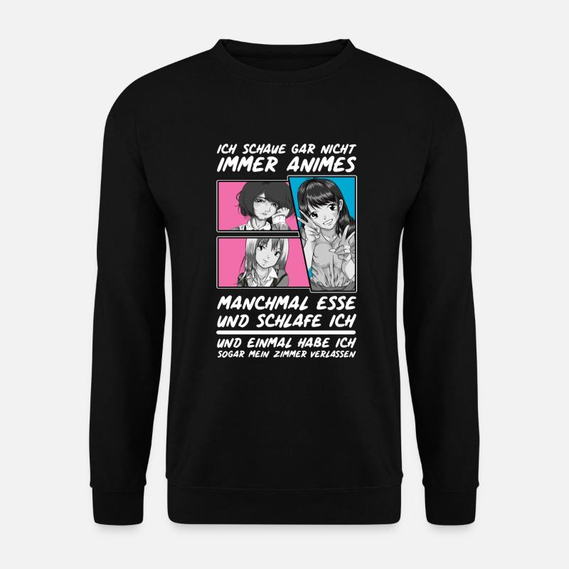 Anime - Unisex Pullover - Schwarz