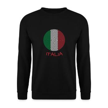 Italy - Unisex Pullover - Schwarz - Vorne - Alina (178cm) & Michal (187cm)
