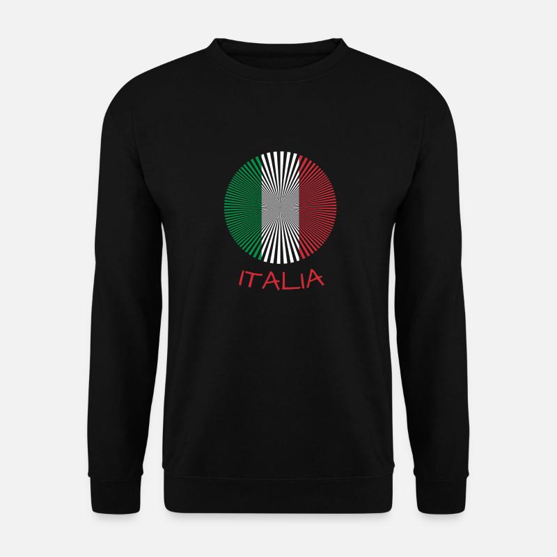 Italy - Unisex Pullover - Schwarz