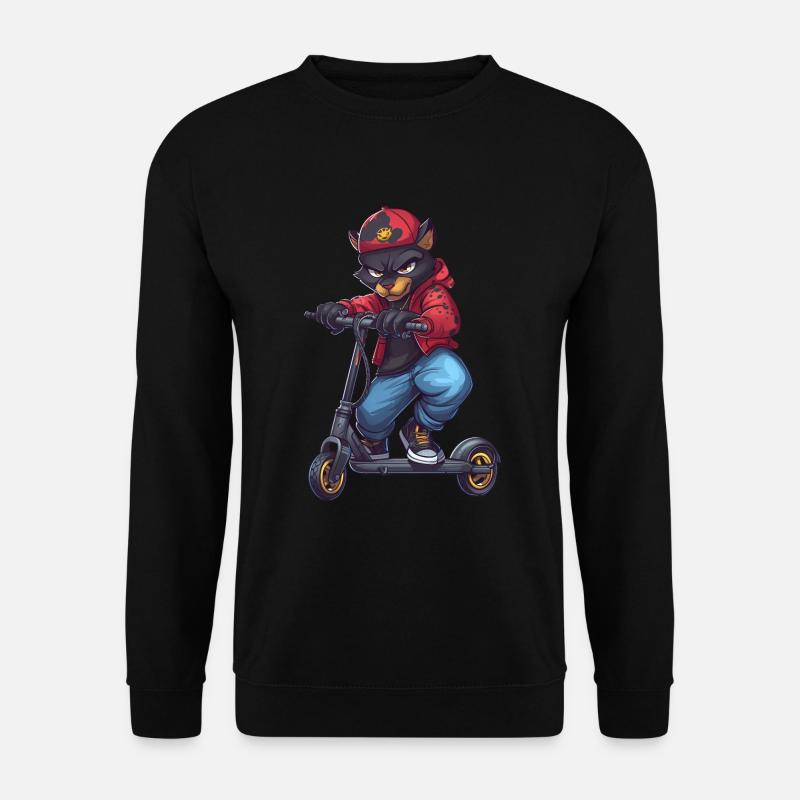 Panther Roller - Unisex Pullover - Schwarz