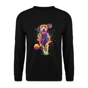 Vizsla - Unisex Pullover - Schwarz - Vorne - Alina (178cm) & Michal (187cm)