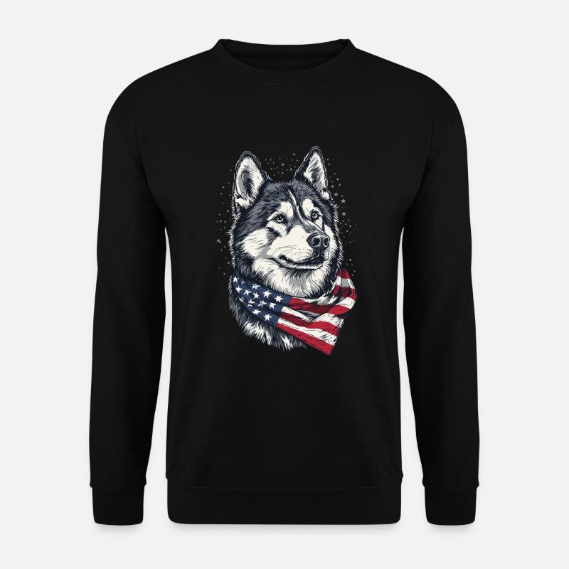 Alaskan Malamute - Unisex Pullover - Schwarz