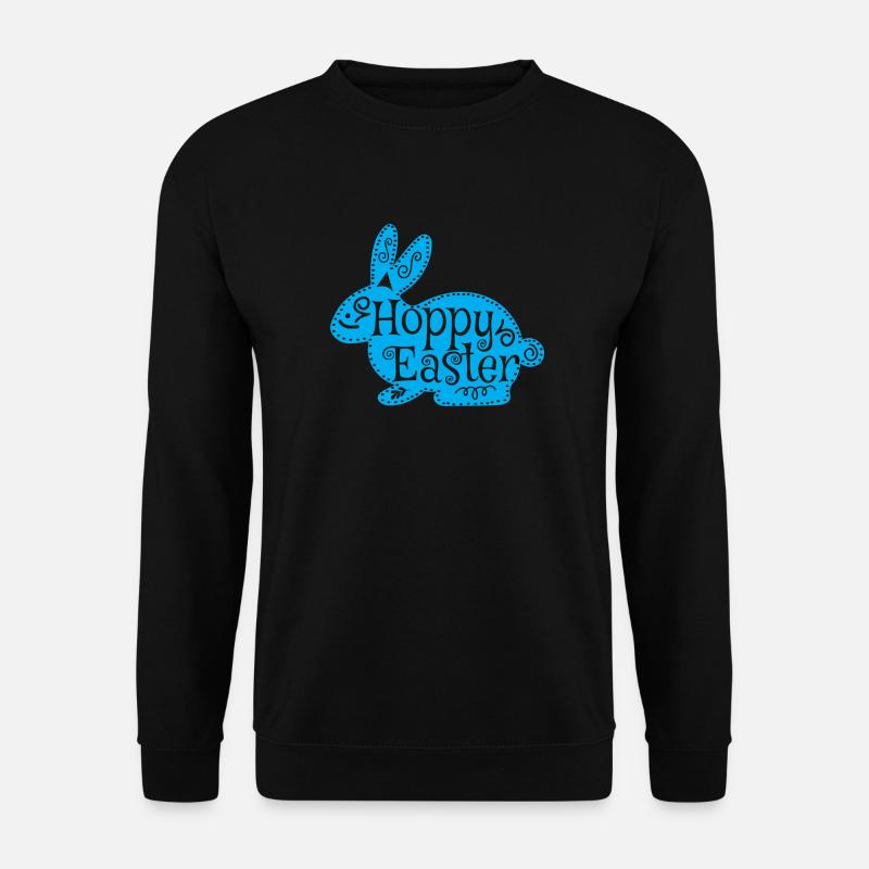 Hoppy Easter Happy Easter - Unisex Sweatshirt - black