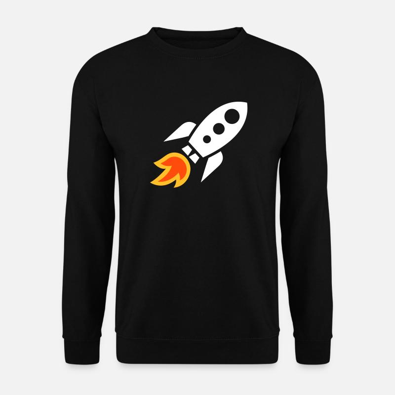 Rakete - Unisex Pullover - Schwarz