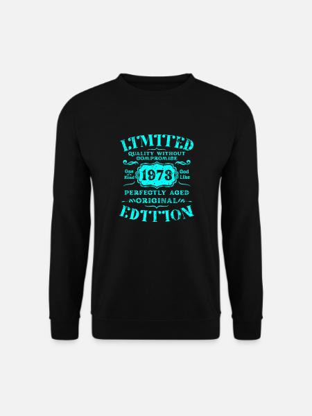 Geburtstag 1973 Limited Edition Geschenk Used Cool - Unisex Pullover - Schwarz