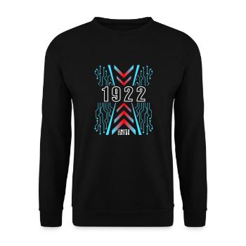 Anniversaire 1922 Gaming Limited Edition Gamer - Sweat-shirt Unisexe - noir - Devant - Alina (178cm) & Michal (187cm)
