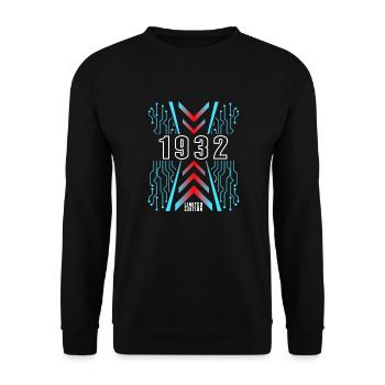 Anniversaire 1932 Gaming Limited Edition Gamer - Sweat-shirt Unisexe - noir - Devant - Alina (178cm) & Michal (187cm)