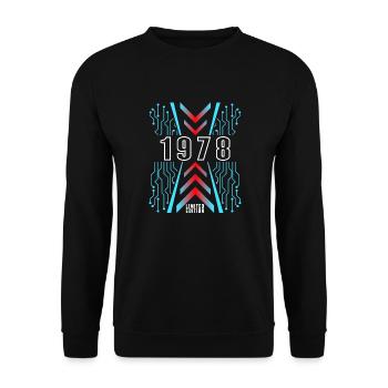 Anniversaire 1978 Gaming Limited Edition Gamer - Sweat-shirt Unisexe - noir - Devant - Alina (178cm) & Michal (187cm)