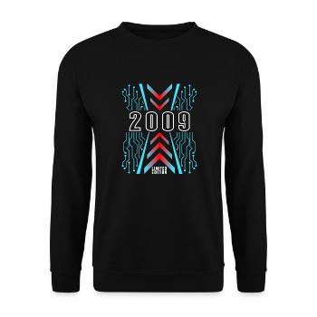 Birthday 2009 Gaming Limited Edition Gamer - Unisex Sweatshirt - black - Front - Alina (178cm) & Michal (187cm)