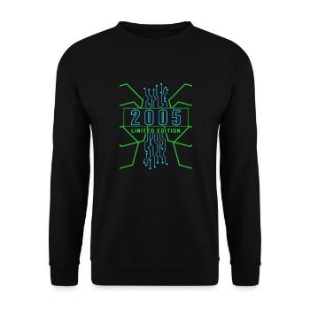 Anniversaire 2005 Gaming Limited Edition Gamer - Sweat-shirt Unisexe - noir - Devant - Alina (178cm) & Michal (187cm)