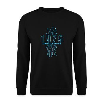 Anniversaire 1975 Gaming Limited Edition Gamer - Sweat-shirt Unisexe - noir - Devant - Alina (178cm) & Michal (187cm)