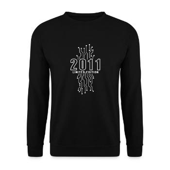 Geburtstag 2011 Gaming Limited Edition Gamer - Unisex Pullover - Schwarz - Vorne - Alina (178cm) & Michal (187cm)