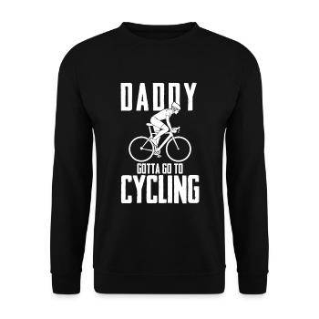 Cadeau de fête des pères pour papa pour la fête des pères - Sweat-shirt Unisexe - noir - Devant - Alina (178cm) & Michal (187cm)