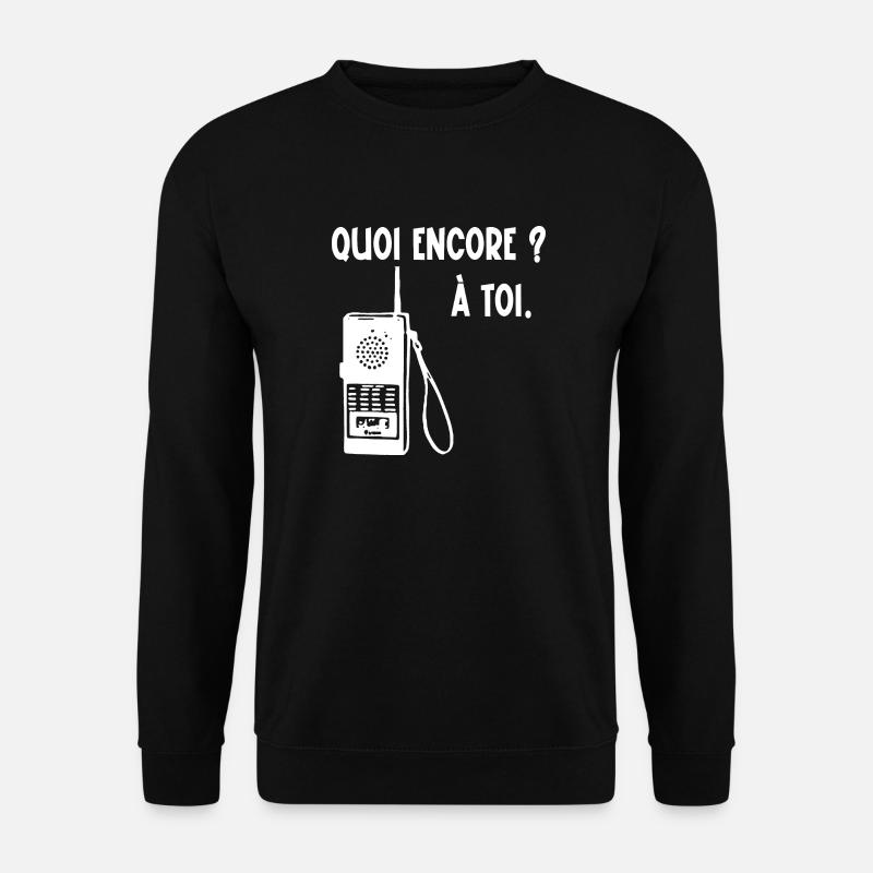 quoi encore - Sweat-shirt Unisexe - noir