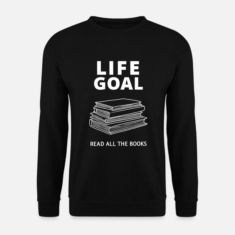 Read all books - Unisex Sweatshirt - black