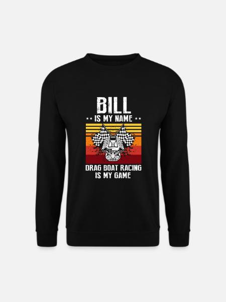 Drag Boot Design für Rennbootfahrer - Unisex Pullover - Schwarz