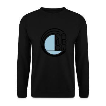 rainbow_f2 - Unisex Sweatshirt - black - Front - Alina (178cm) & Michal (187cm)