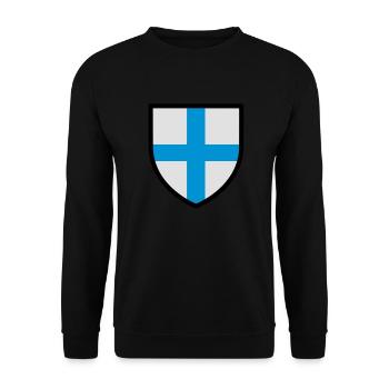 Blason Marseille (T) - Sweat-shirt Unisexe - noir - Devant - Alina (178cm) & Michal (187cm)