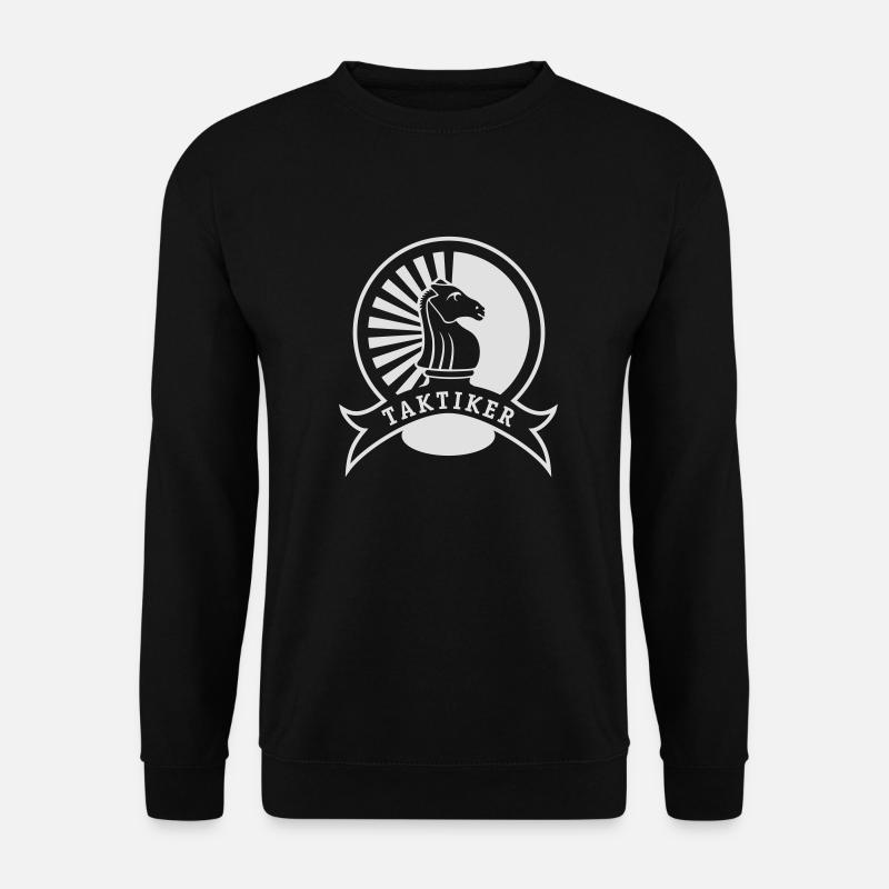 Taktiker (Schach) - Unisex Pullover - Schwarz