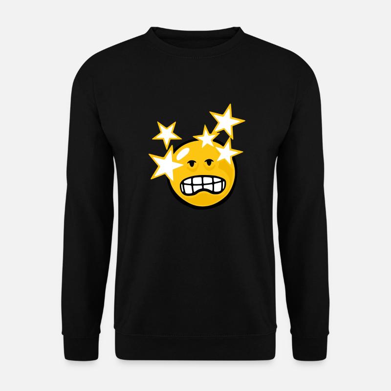 Smiley Hangover - Unisex Pullover - Schwarz