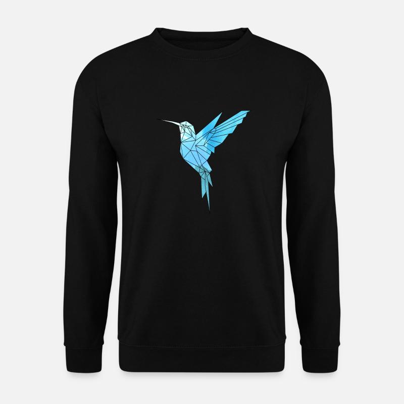 Kolibri Geometrisch - Unisex Pullover - Schwarz